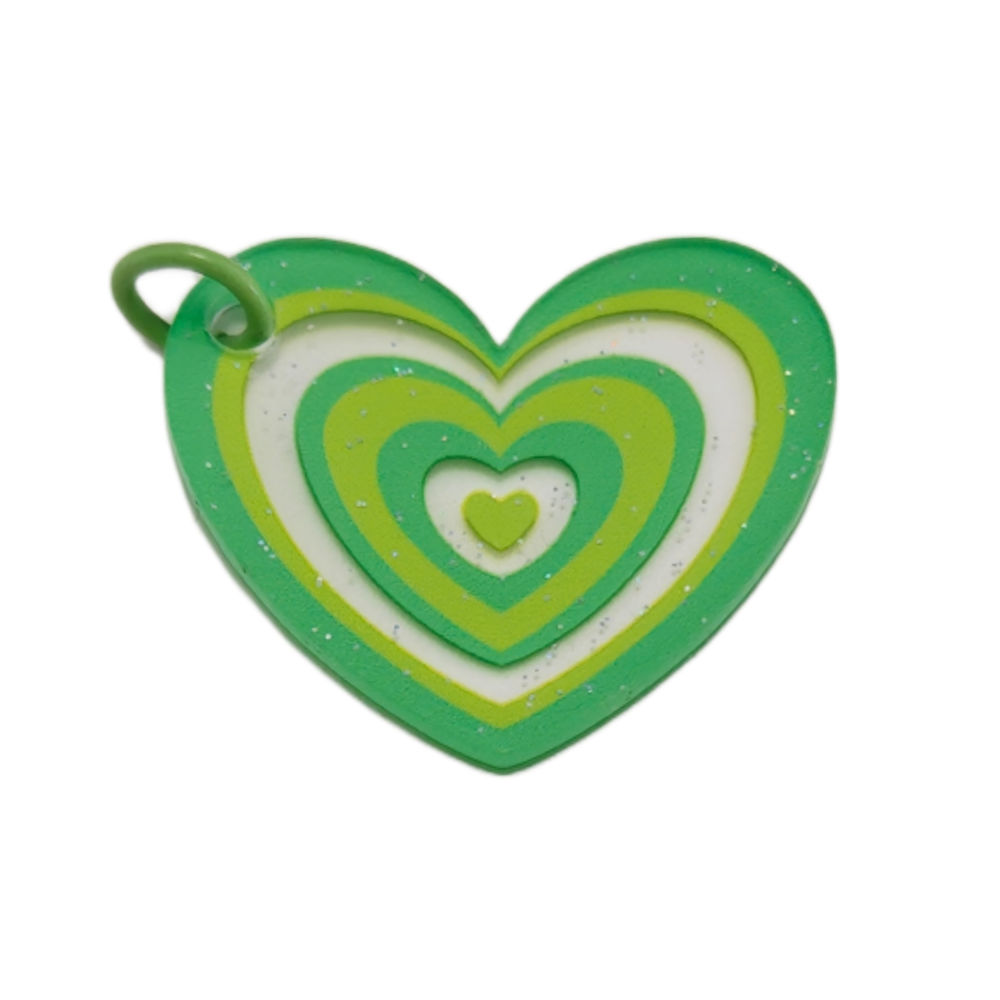 Layered Glitter Heart