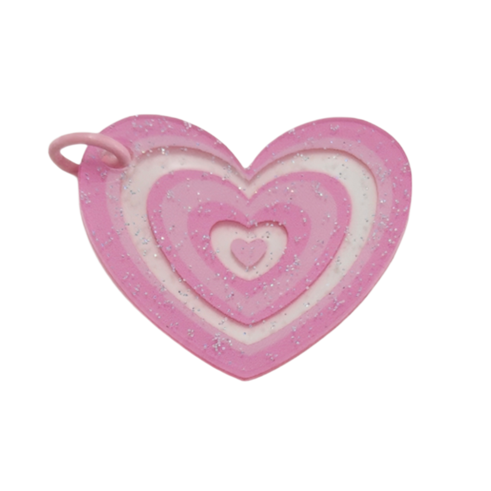 Layered Glitter Heart