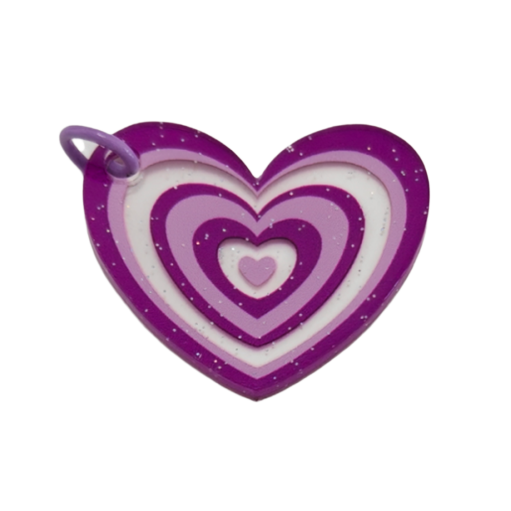 Layered Glitter Heart