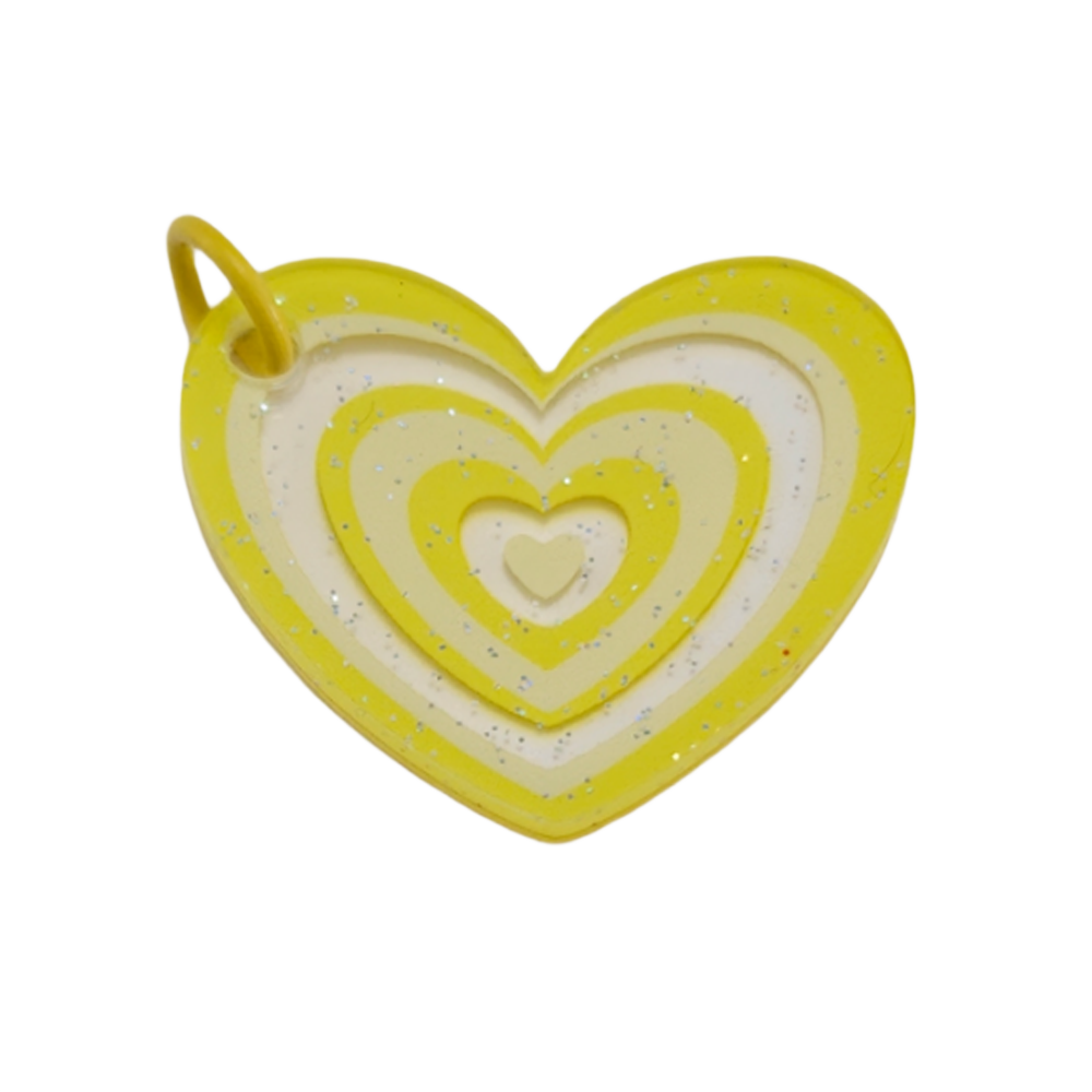 Layered Glitter Heart